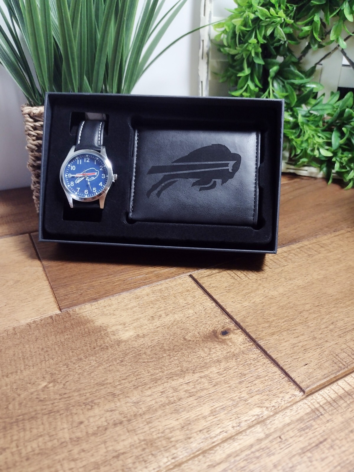 Buffalo Bills NFL Black Watch And Wallet Gift Set – Buffalo Bills Gifts Box