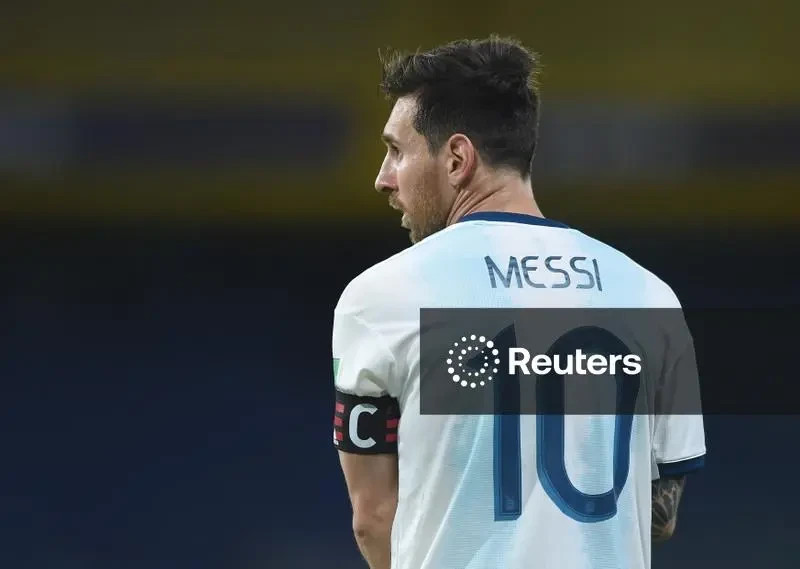 MENS LEO MESSI ARGENTINA NATIONAL 2019/2020 SOCCER FOOTBALL SHIRT JERSEY SIZE XL