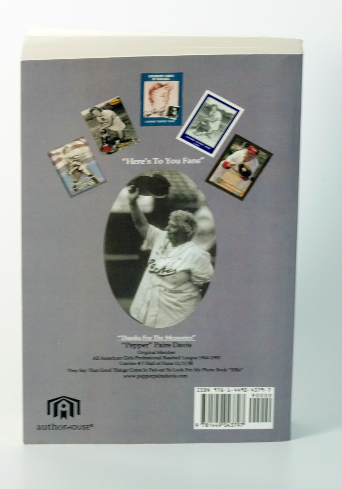 Autographed Dirt in the Skirt Paperback Book Pepper Paire Davis