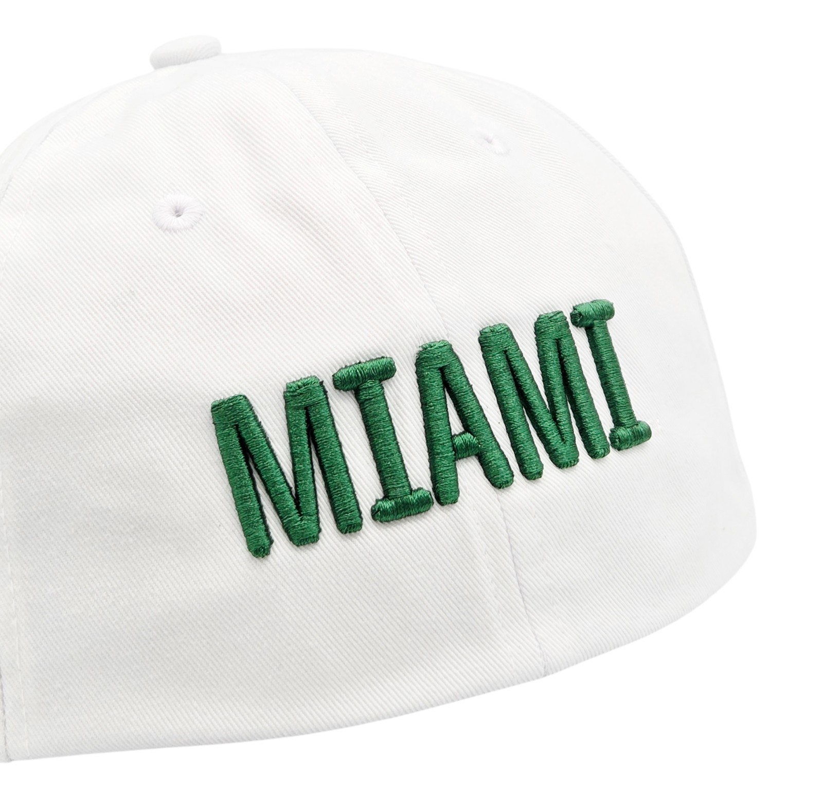 Miami Hurricanes Adidas Locker Room Slouch White Relaxed-Fit Strapback Hat Cap
