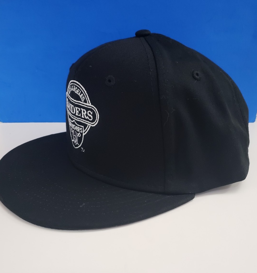 RAIDERS Los Angeles Snapback NWA Ice Cube, MC Ren 90s RARE Hat (Black)