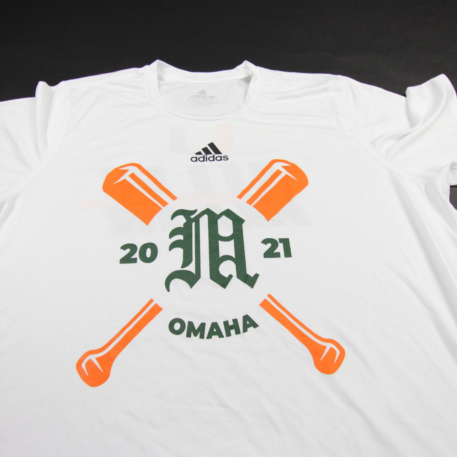 Miami Hurricanes adidas Creator Short Sleeve Shirt Men’s Used Multiple Sizes