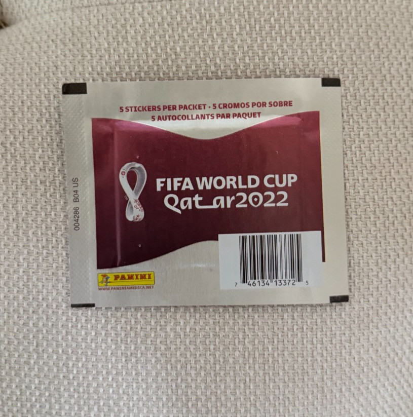 (8) Sealed Packs Panini World Cup Stickers WC 1998-2026 One Pack Each MINT NEW