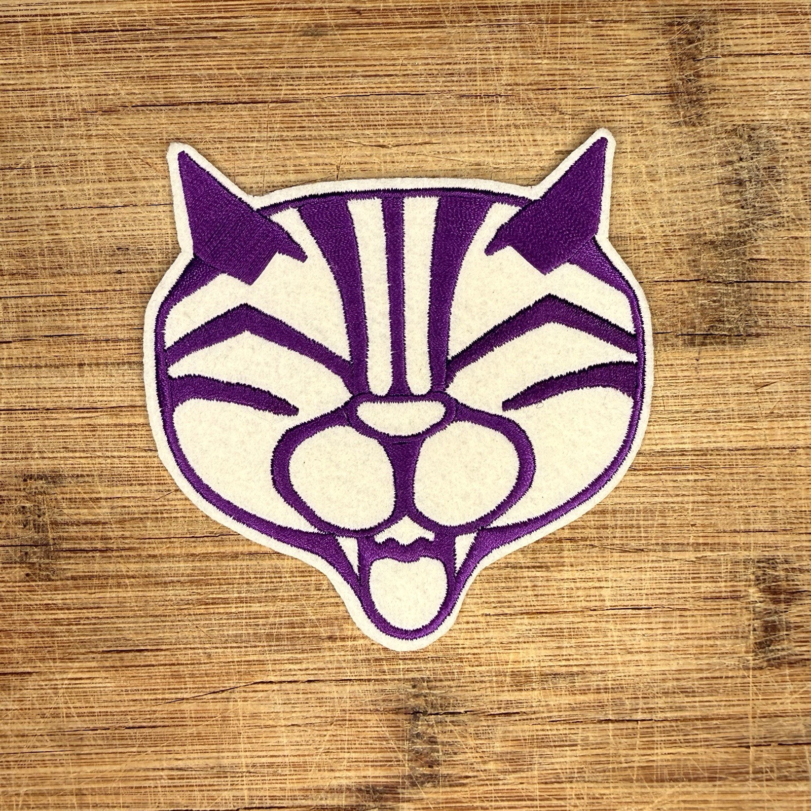 Northwestern Wildcats Mascot Logo Felt Patch 4×3.5in College
