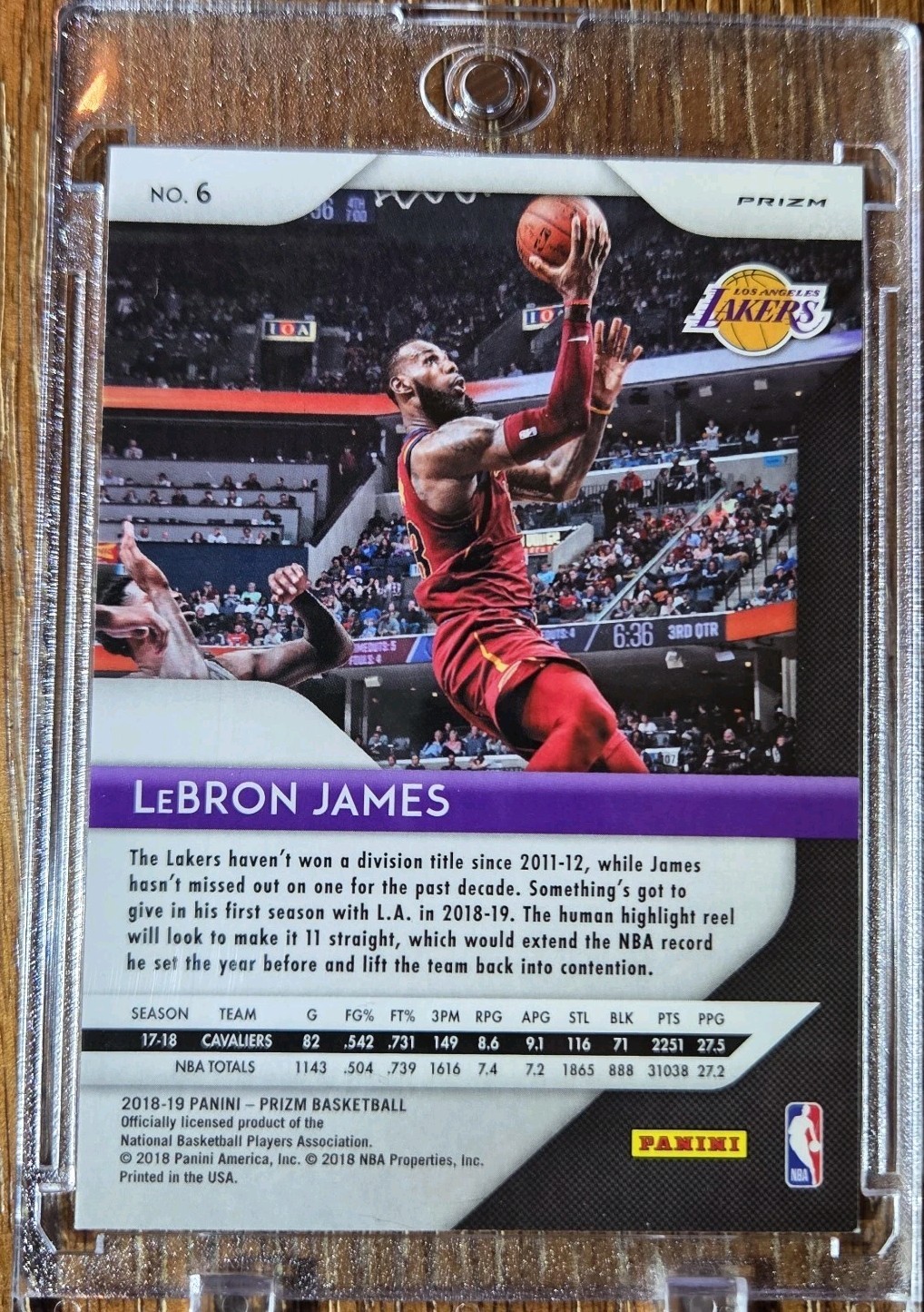 LEBRON JAMES RARE HOLO PINK Cracked ICE REFRACTOR SSP PANINI MINT Card CAVALIERS