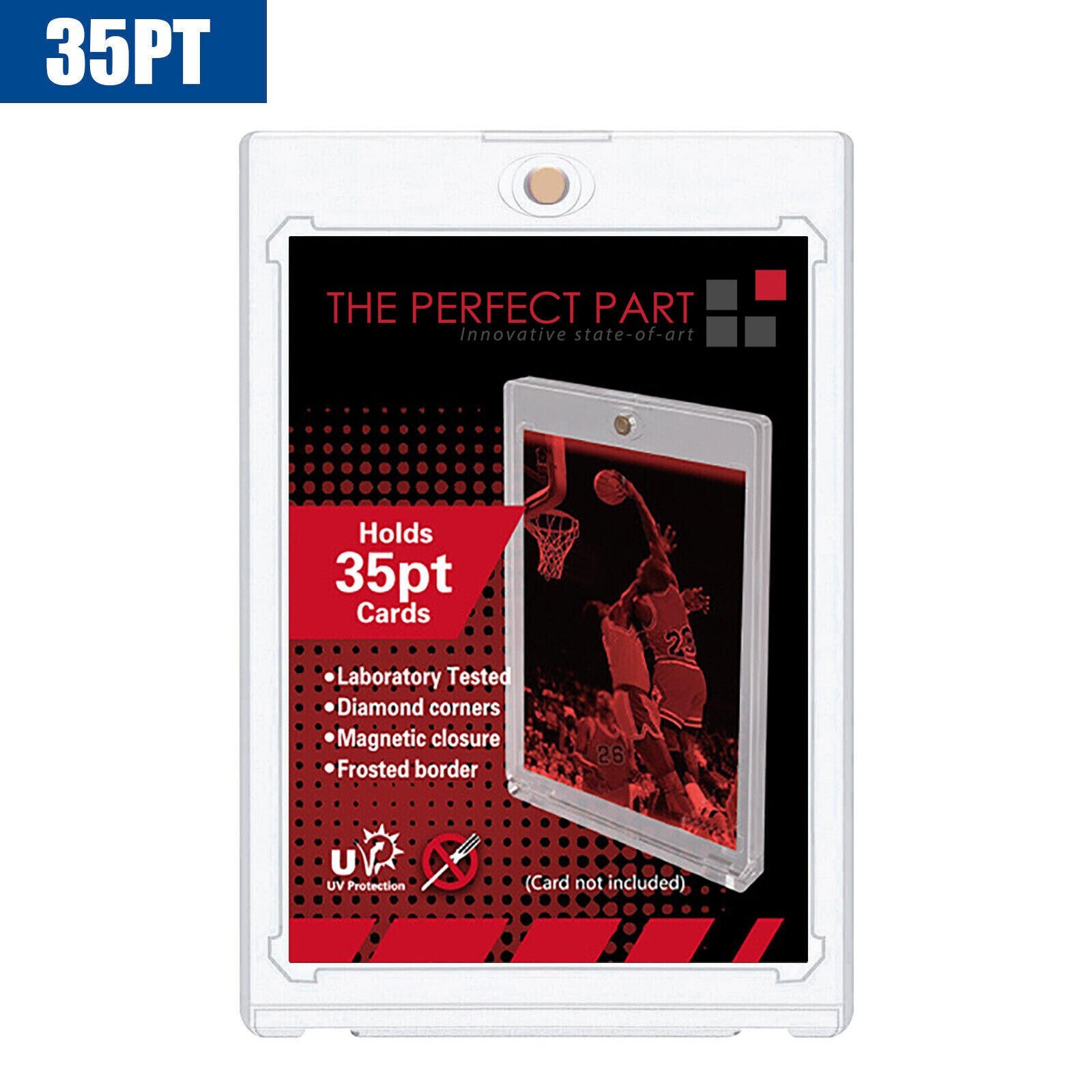 HeavyDuty Magnetic Trading Card Holders 35pt 75 130 One-Touch Hard UV Protection