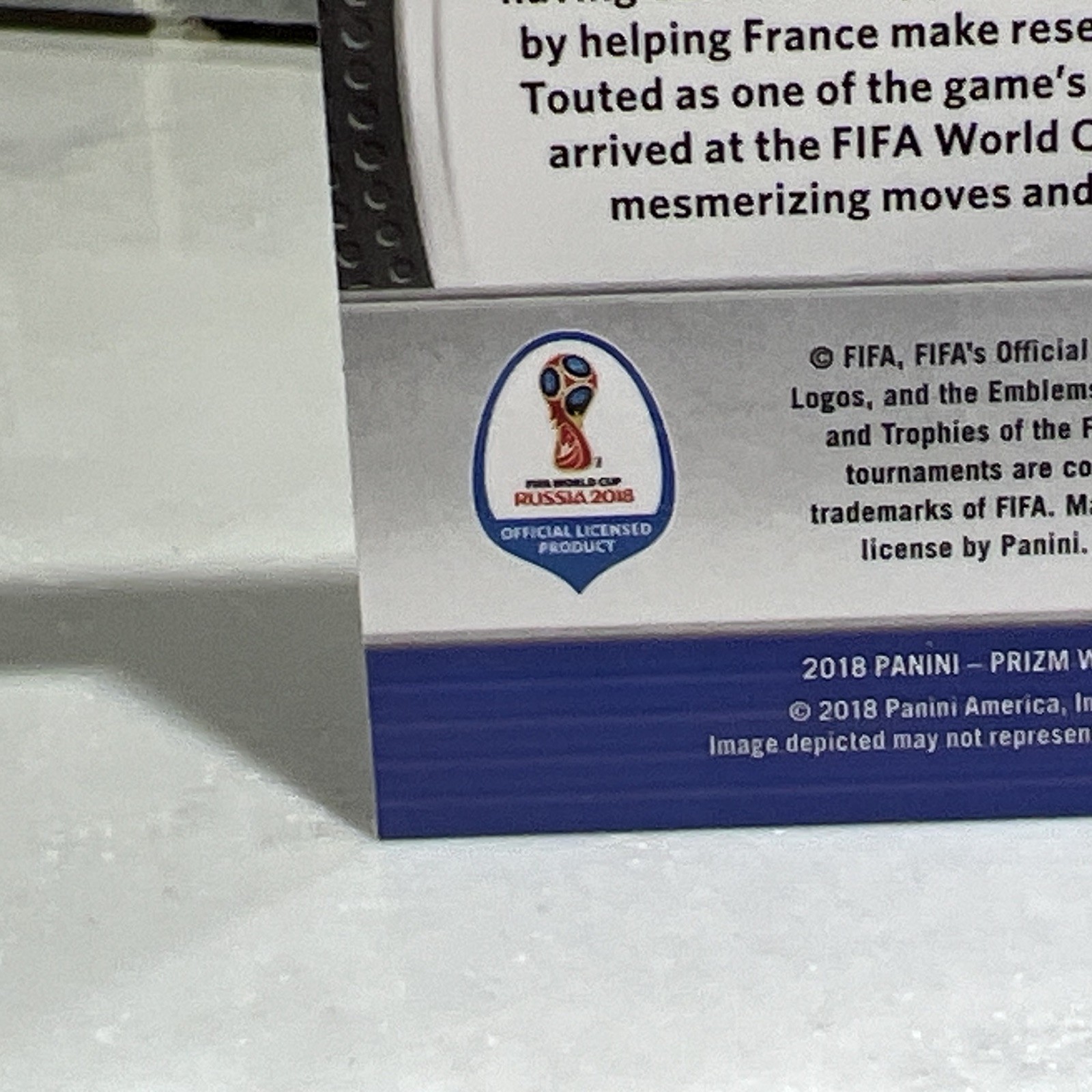 Panini 2018 Prizm World Cup Russia Soccer Kylian Mbappé France #80 Base
