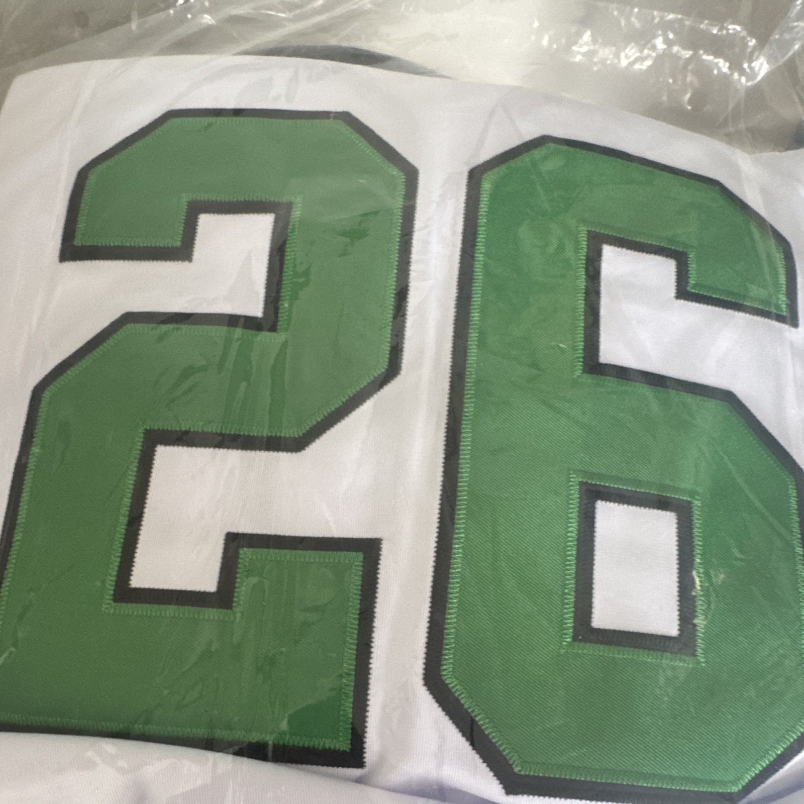 Nike Philadelphia Eagles Saquan Barkley White/Green/Black #26 XXL 2027