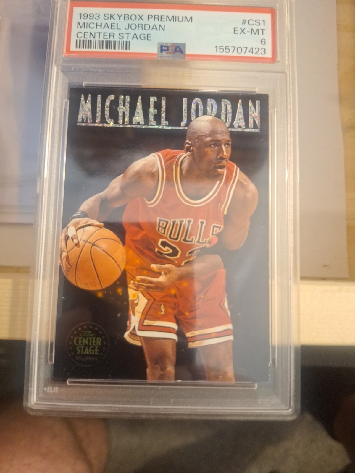 1993-94 Skybox Premium – The Center Stage Michael Jordan #CS1