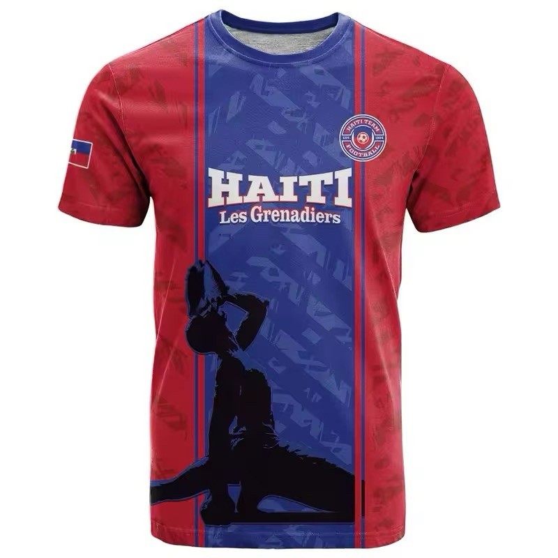 Haiti World Cup Fan Shirt – Haitian Flag Soccer T-shirt – Men Women Unisex
