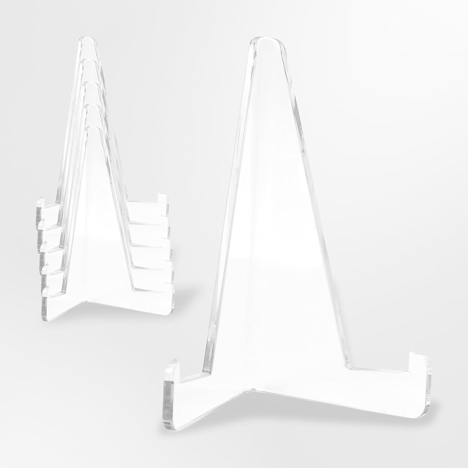 5-20x Plastic Card Display Stand, Super Hard Clear Display for Baseball, Sports