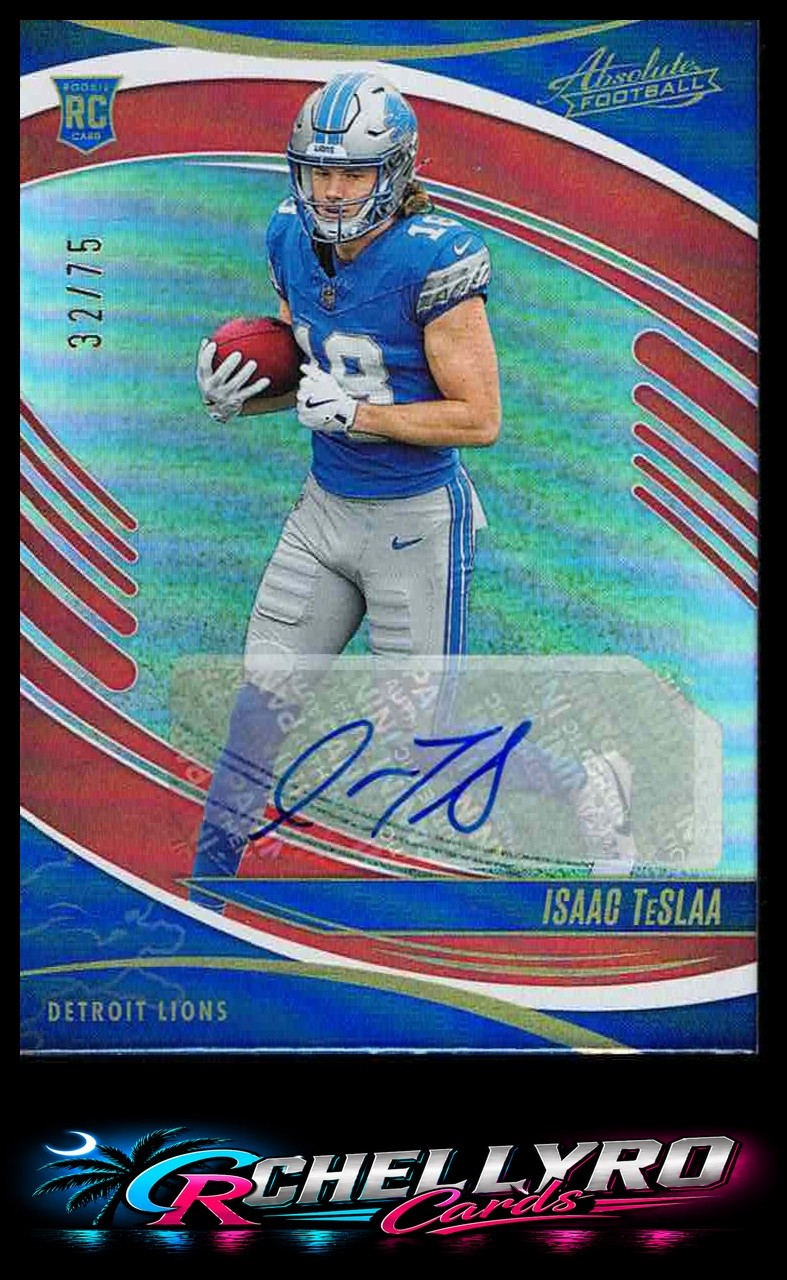 Isaac TeSlaa Detroit Lions Panini 2025 Panini Absolute #127 /75