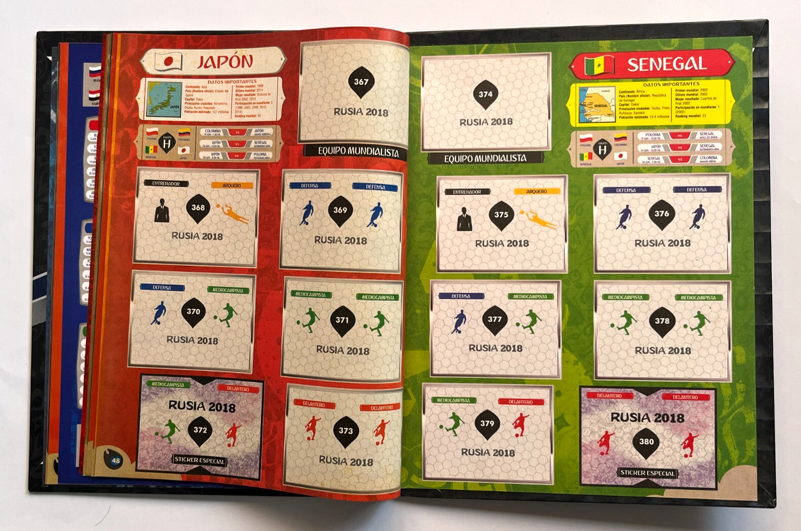 2018 WORLD CUP RUSSIA Album Hardcover Black Edition + Full Set 380/380 MESSI CR7