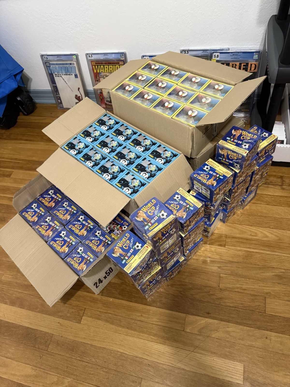 (1) Sealed Box From Case 2002 Panini World Cup Stickers Korea and Japan