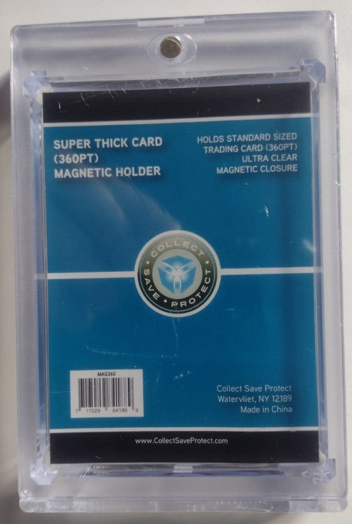 CSP 360Pt. Super Thick Magnetic Card Holder Protector New NIP Corner Protection