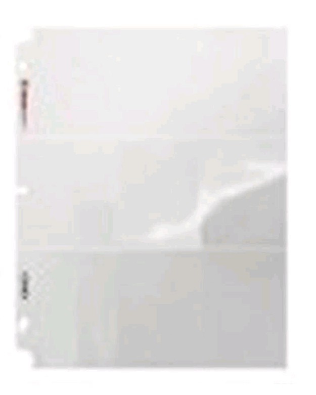 1 Box of 100 BCW 9-Pocket Pages LASERWELD Card Storage Album Binder Sheets