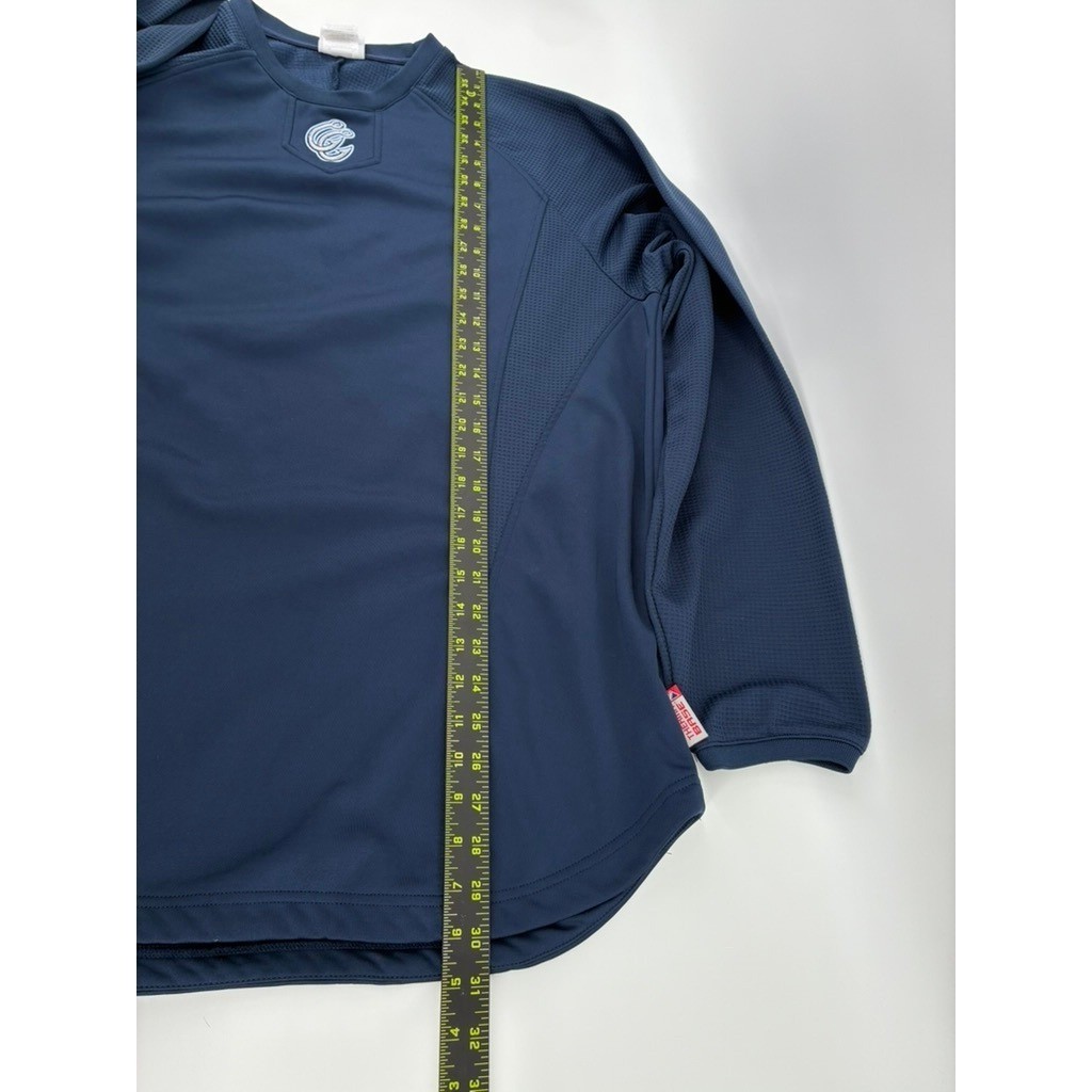 Majestic Therma Base Navy Blue Training Pullover Mens XL CC Logo Baseball Top
