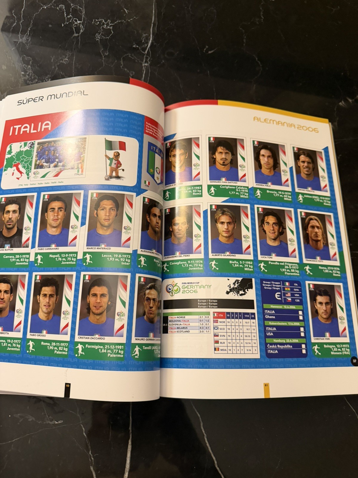 Panini FIFA World Cup Germany 2006 Book With Printed Stickers Full Set Germany