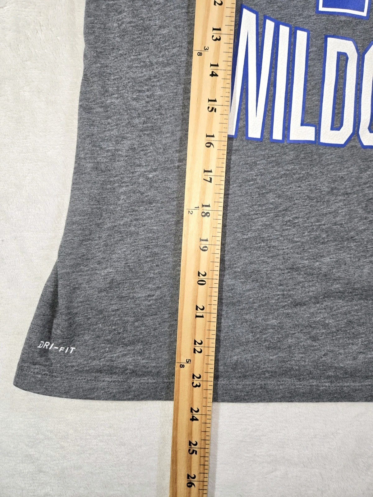 Womens Nike DriFit Short Sleeve T Shirt Kentucky Wildcats Medium Blue