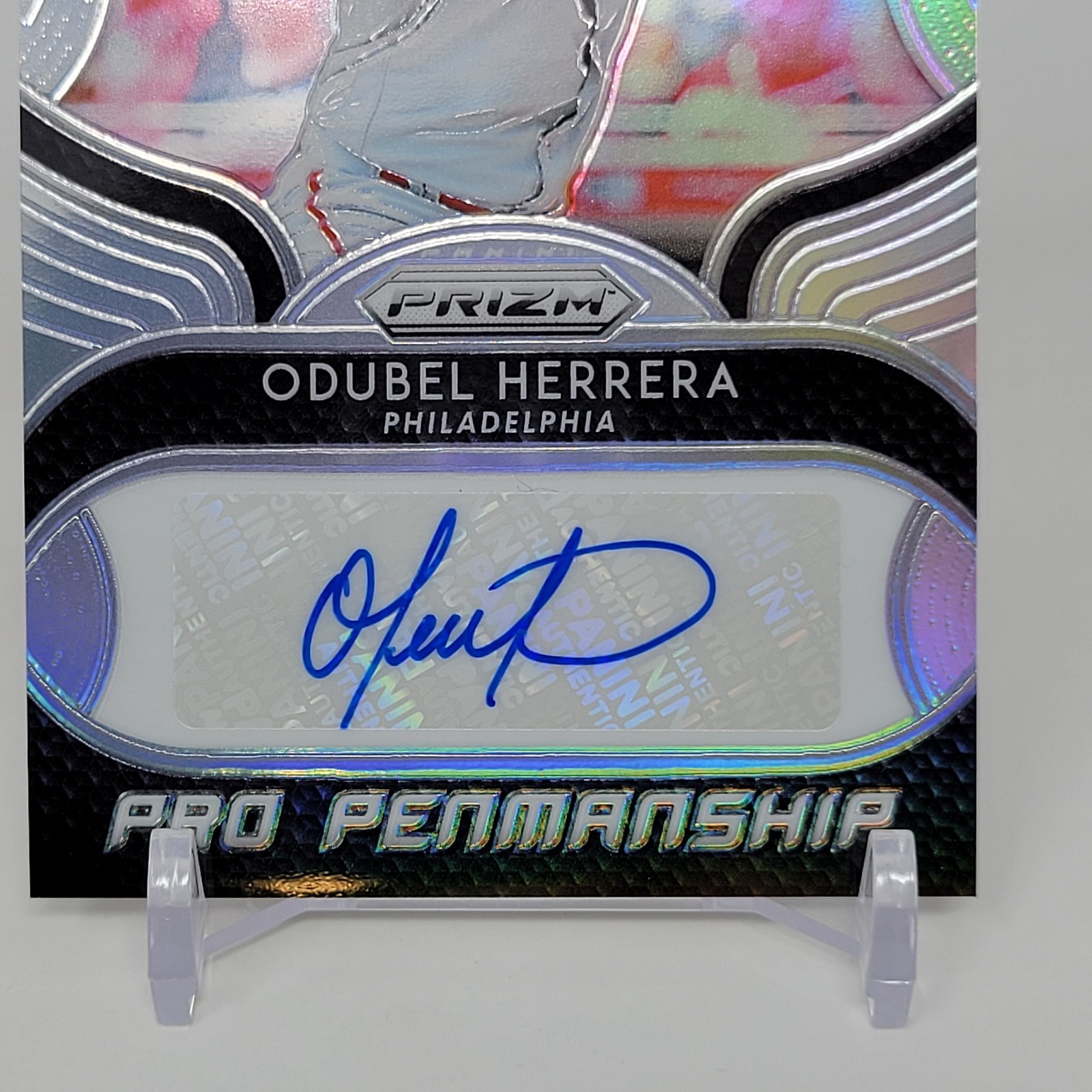 2019 Panini Prizm Pro Penmanship #23 Odubel Herrera Auto Autograph Signed