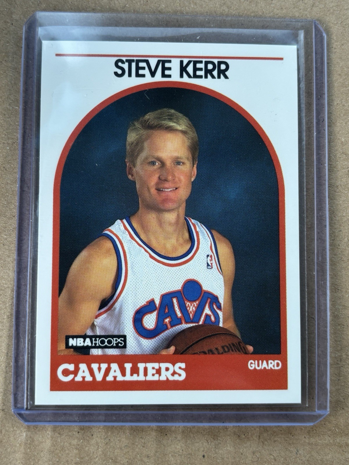 1989-90 NBA Hoops Steve Kerr #351 Cleveland Cavaliers Rookie Basketball Card