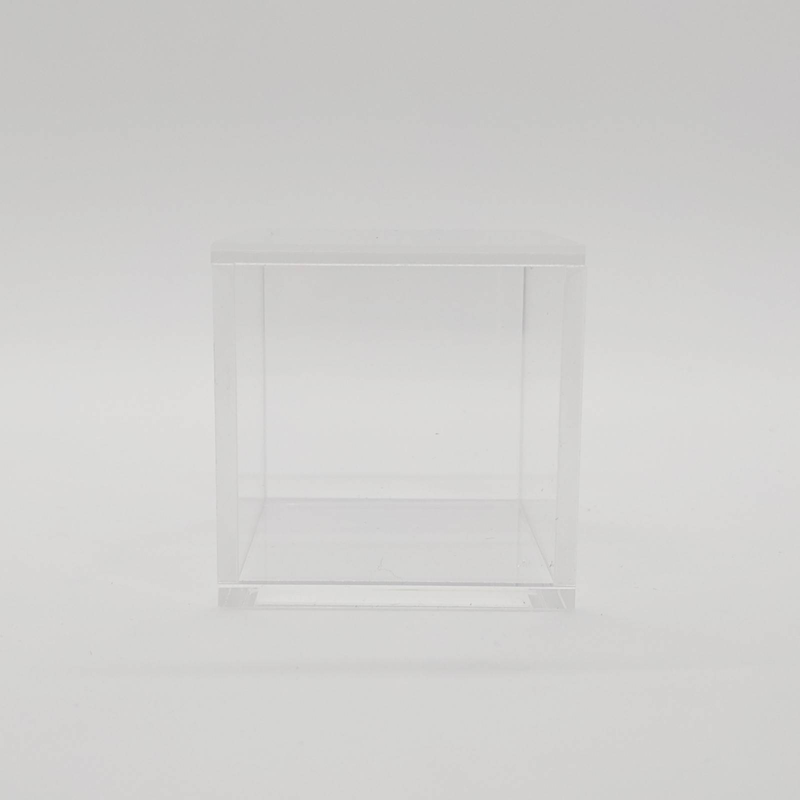Championship Ring Display Case Box Clear Stand Holder Cube Ring Box Display Case