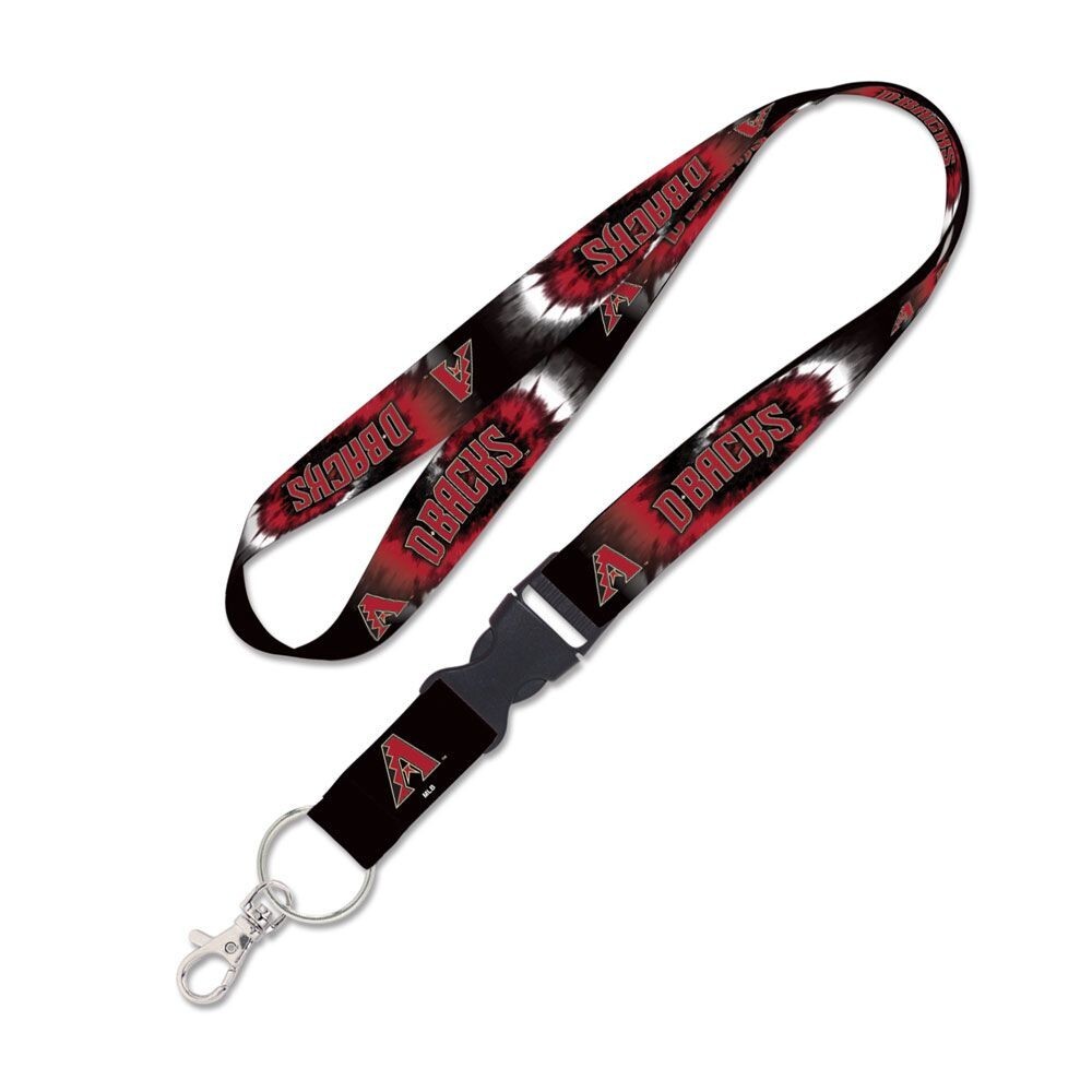 ARIZONA DIAMONDBACKS TIE DYE LANYARD DETACHABLE BUCKLE NEW WINCRAFT 🐍