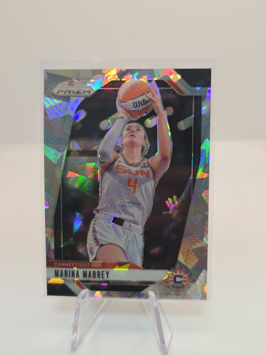 2024 Panini Prizm WNBA #132 Marina Mabrey Ice Prizms