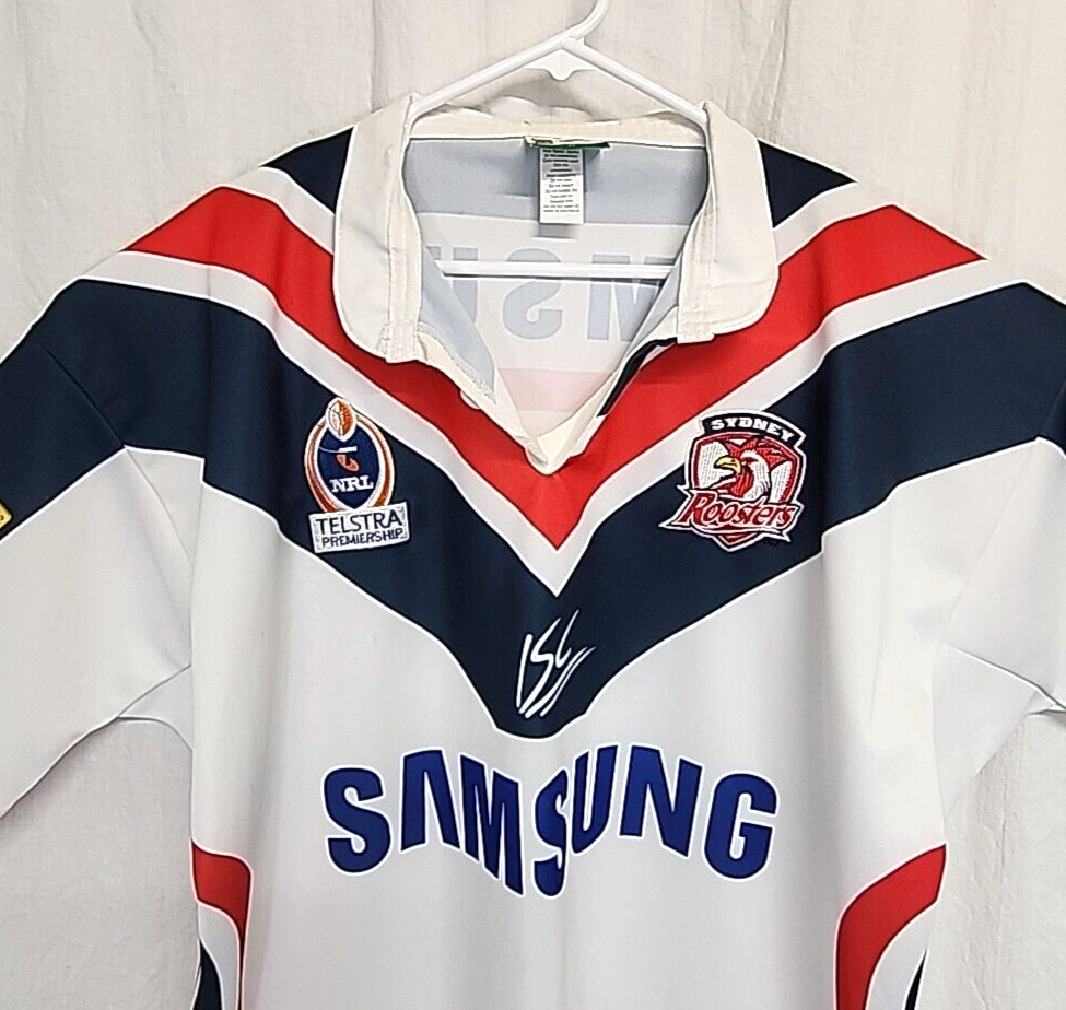 Sydney Roosters Jersey 2XL Rugby NRL Australia Samsung ISC Telstra Car Buyers