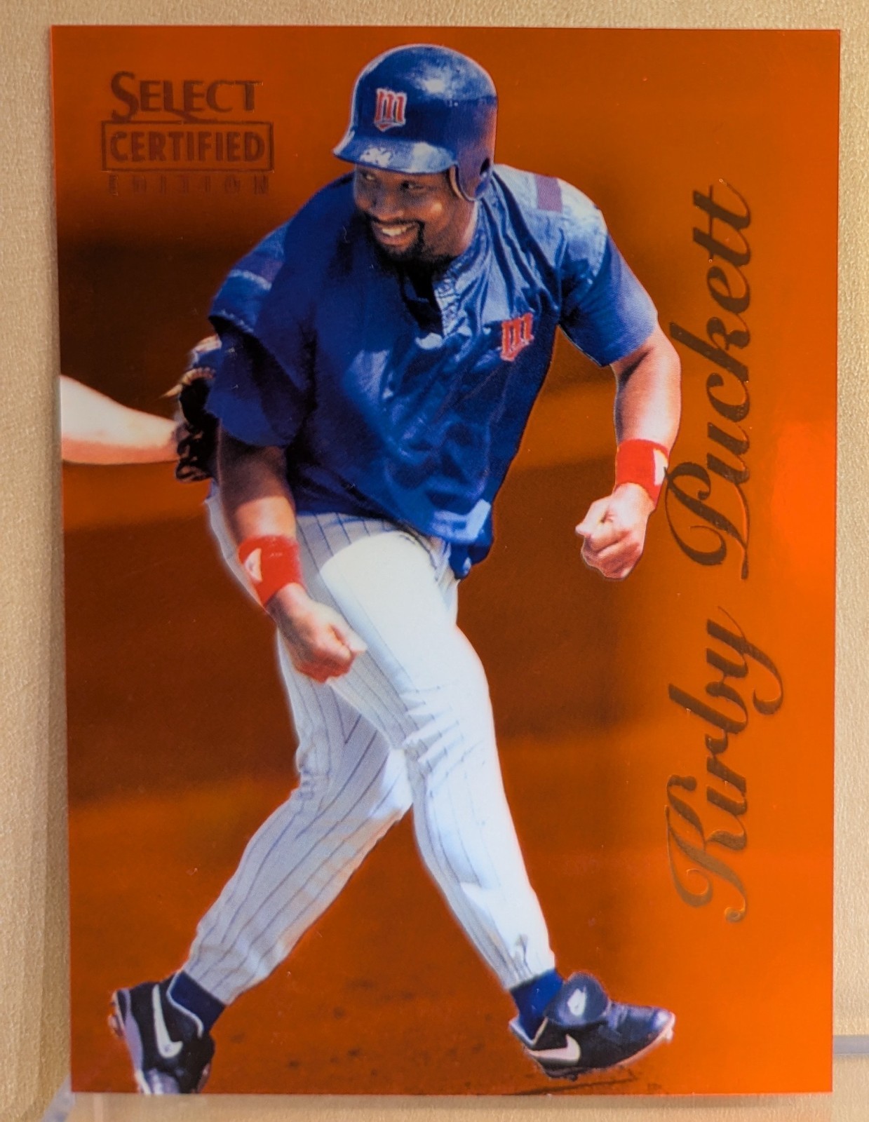 1996 Select CERTIFIED RED #62 Kirby Puckett Twins HOF RARE ICONIC PARALLEL /1800