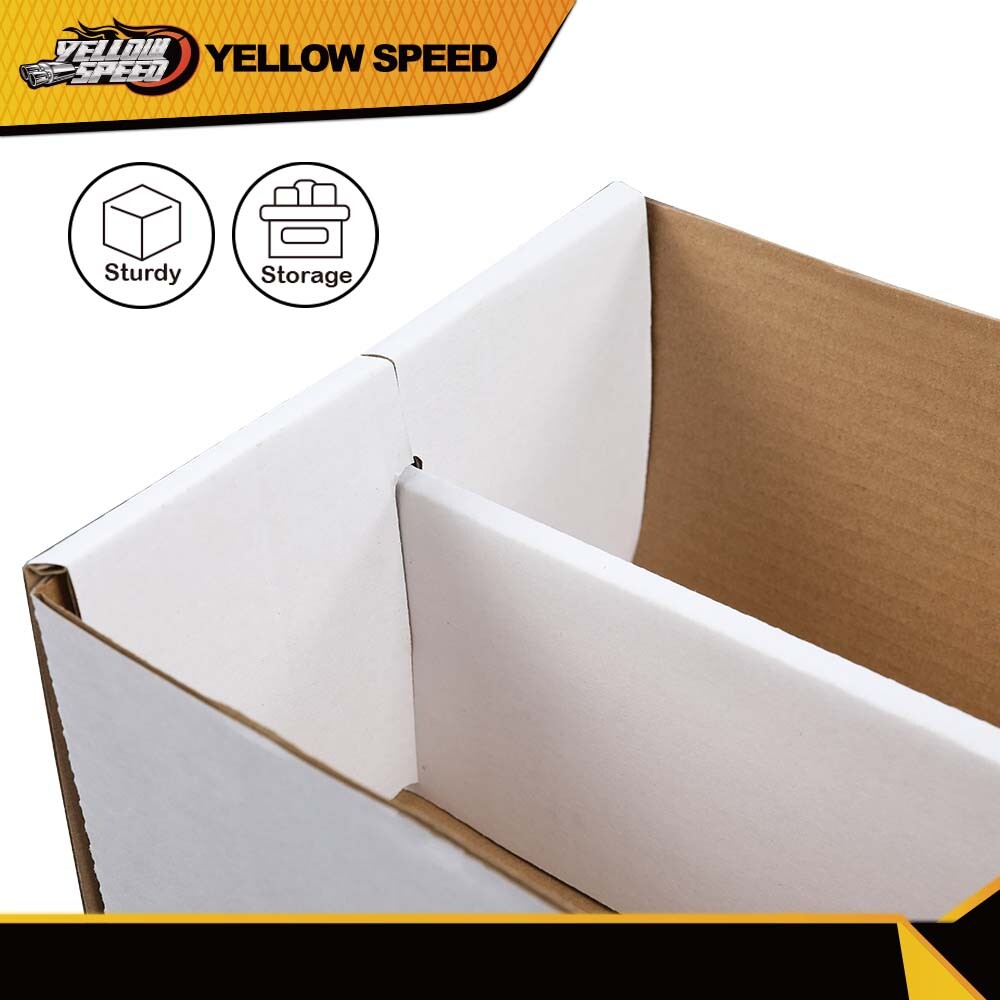 2Row 1600 CT Holds over 300 3×4 toploads Sports/Trading Card Shoe Storage Box