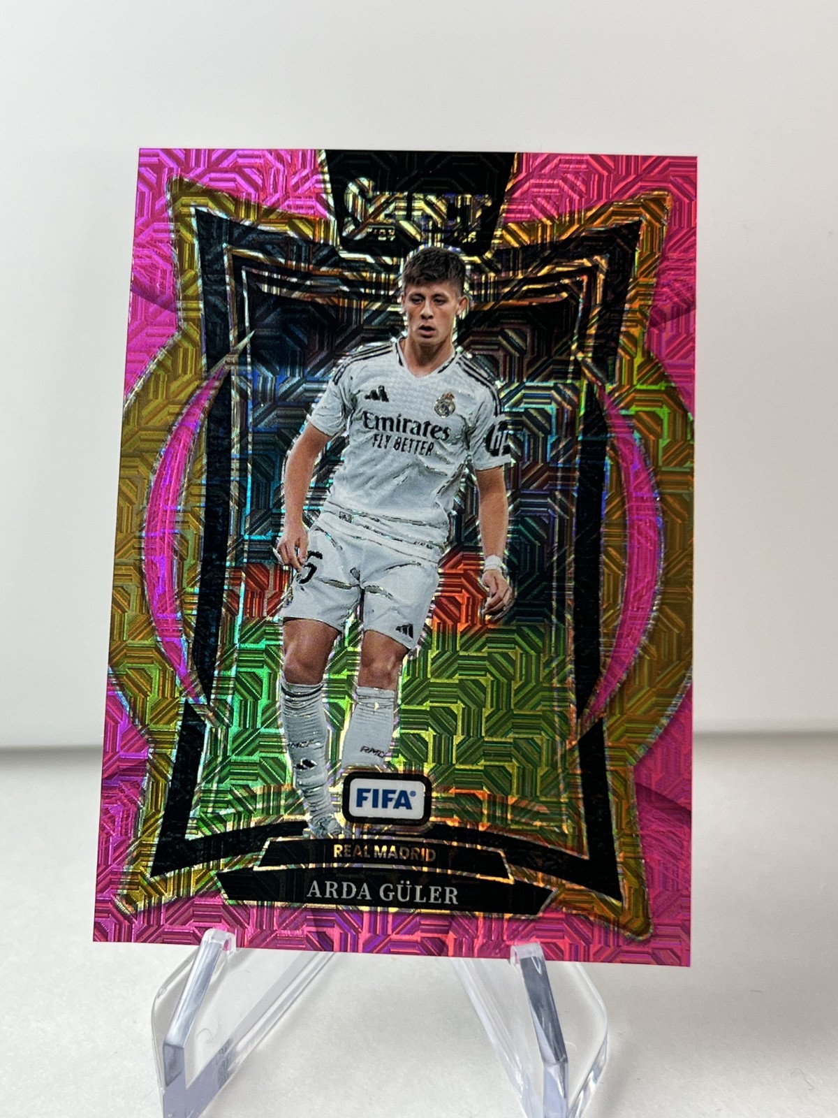 2024-25 Panini Select FIFA Pink Mojo Prizm /299 #3 Arda Guler Real Madrid