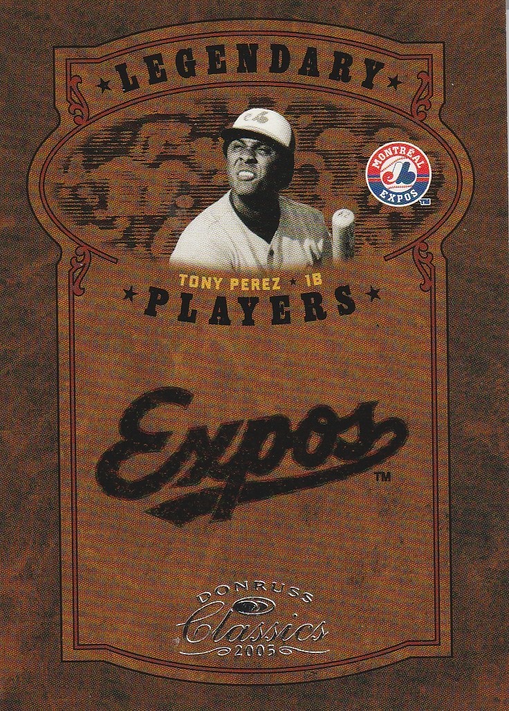 2005 Donruss Classics Legendary Players #LP-45 Tony Perez/800