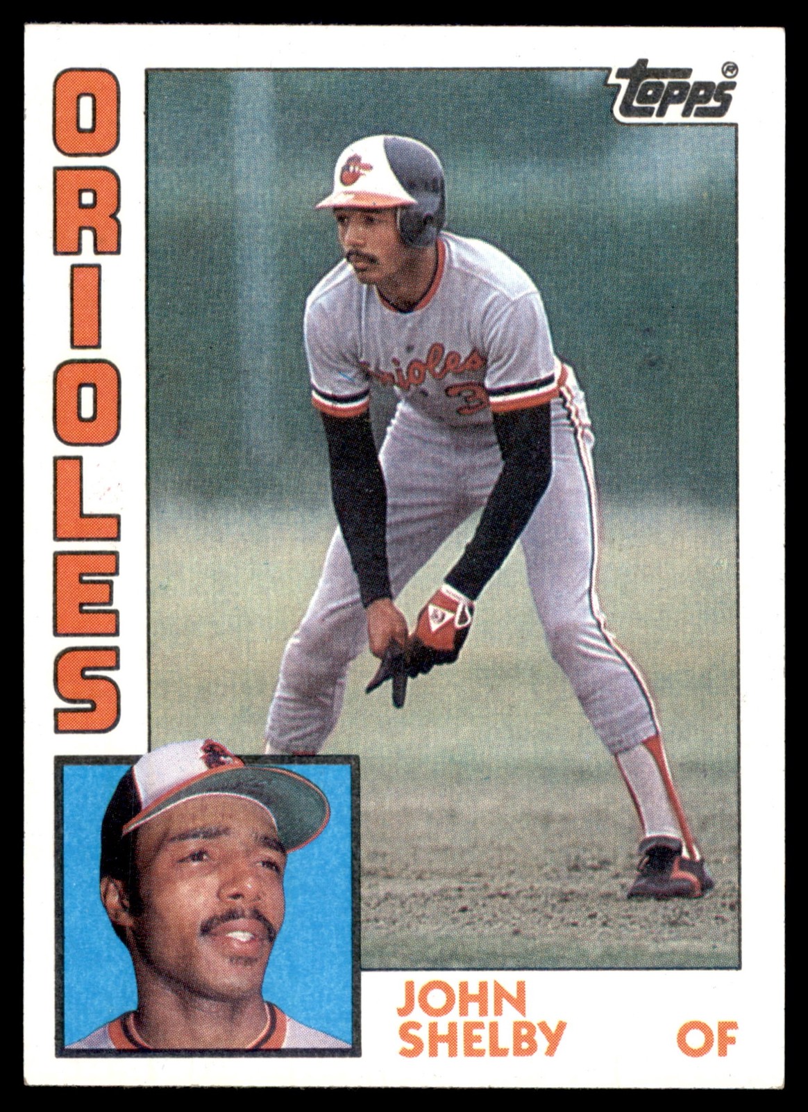 1984 Topps #86 John Shelby Baltimore Orioles RC Rookie