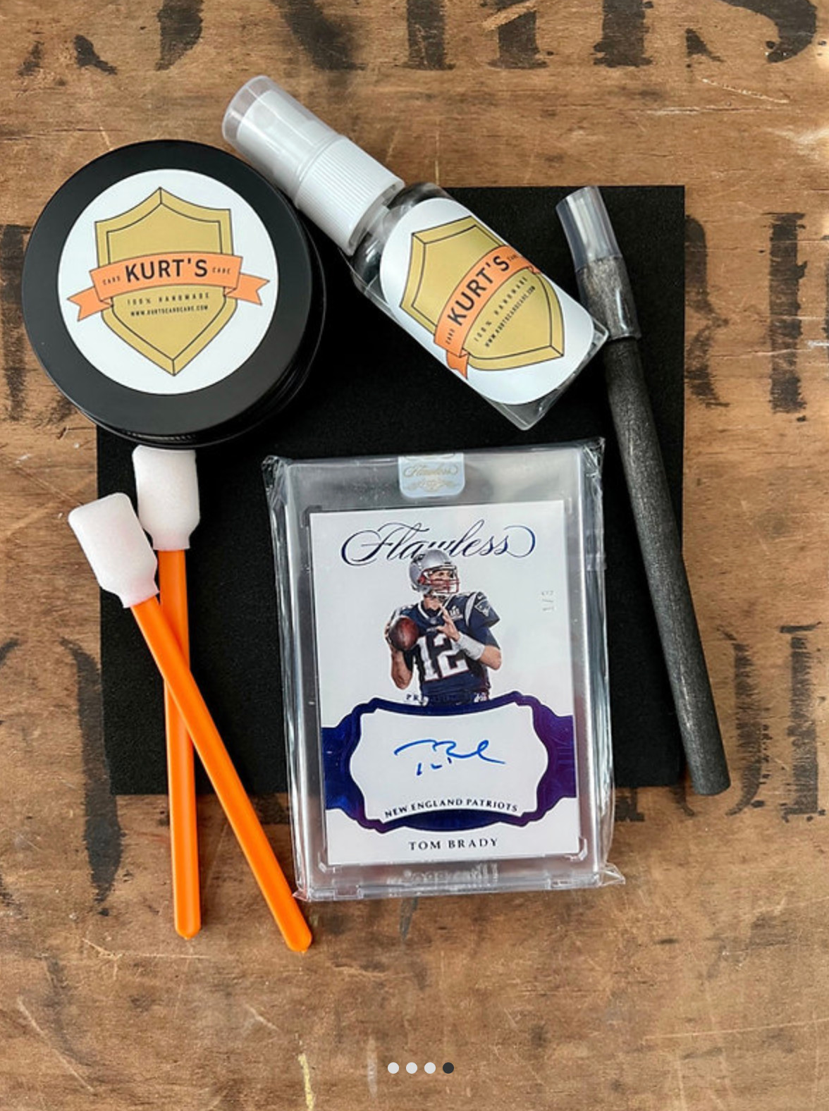 Kurt’s Card Care Kit – Cleaning Polishing Kit for Trading Cards – PSA Grade Prep