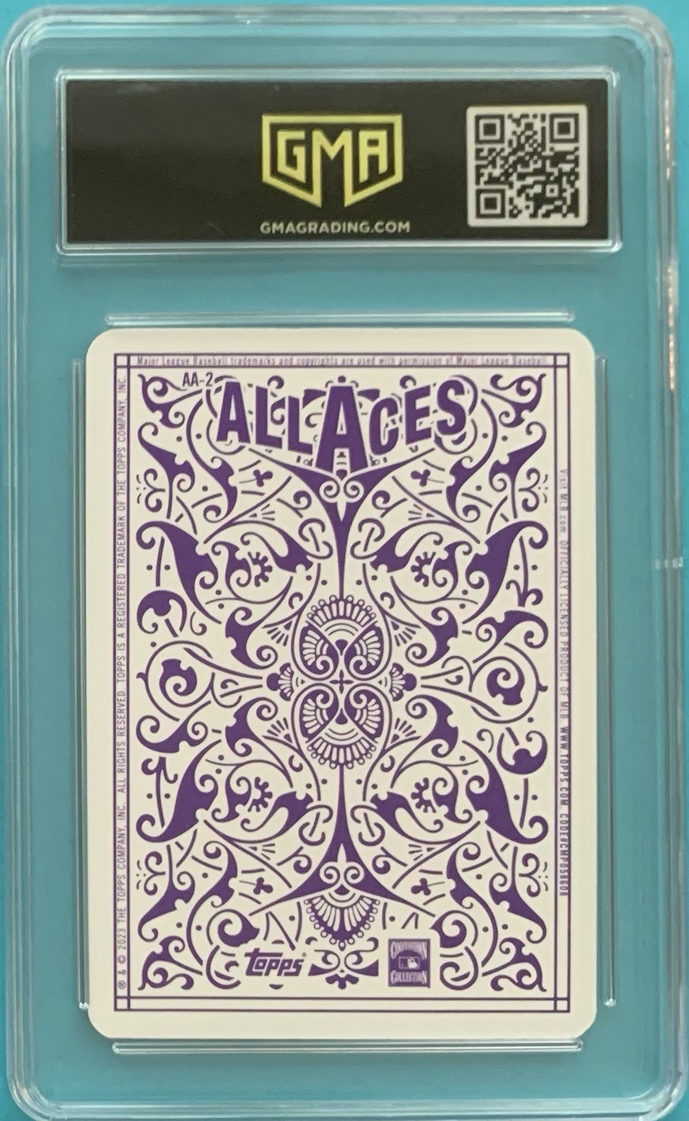 GMA 10 GEM MINT 2023 Topps ALL ACES AA2 Bob Gibson Cardinals HOF