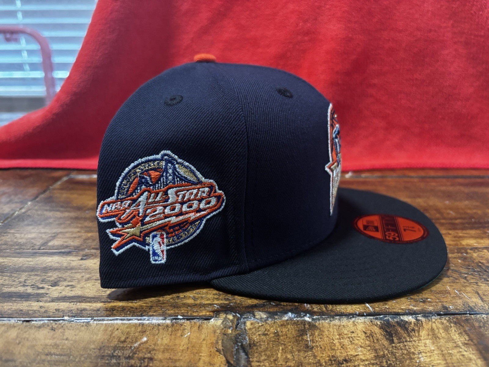 Golden State Warriors 2000 All Star Game Black Navy New Era Fitted 7 3/4 GreenUV