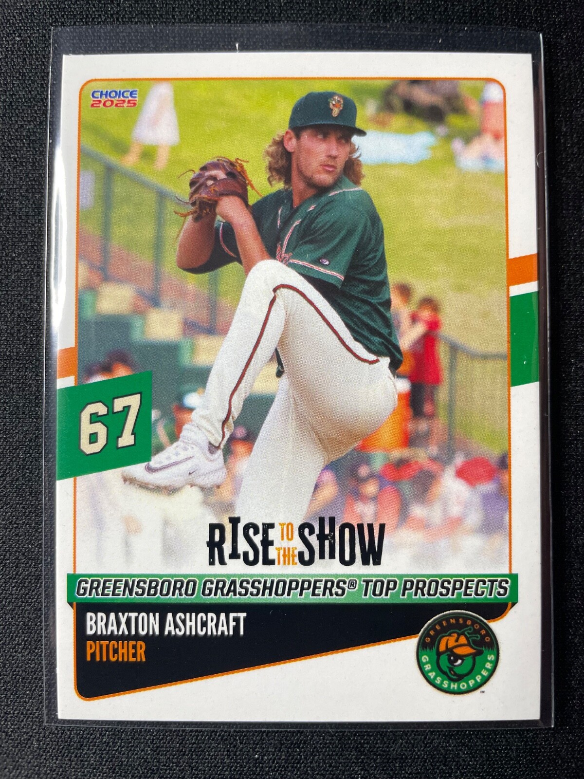 2025 Greensboro Grasshoppers Braxton Ashcraft Top Prospects (Pirates) 500 MADE!!