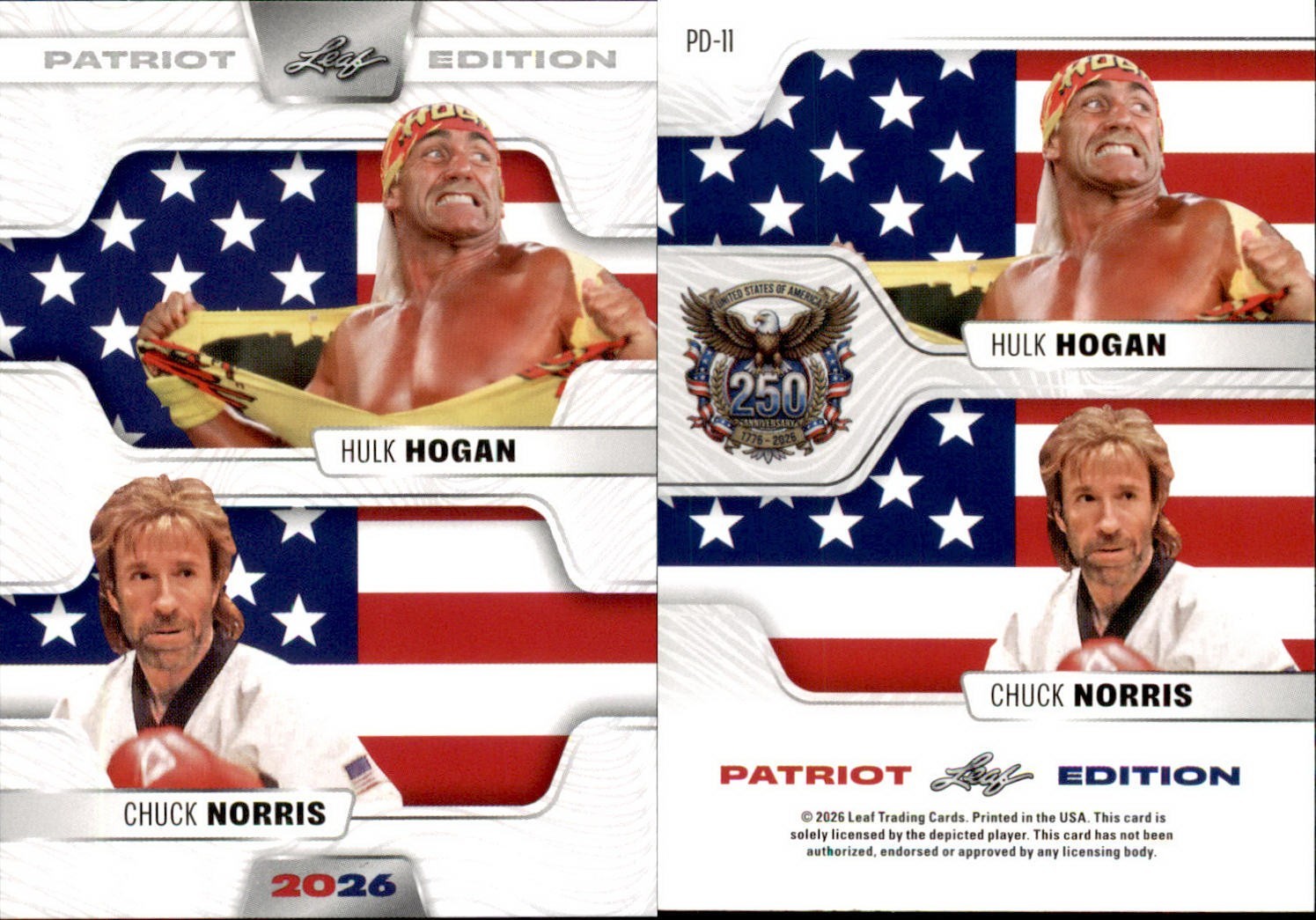 2026 LEAF 250TH ANNIVERSARY PATRIOT EDITION HOGAN / NORRIS PD-11 MULTISPORT