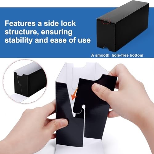 Trading Card Storage Box 12 Drawers Cardboard Organizer with Dividers for Top
