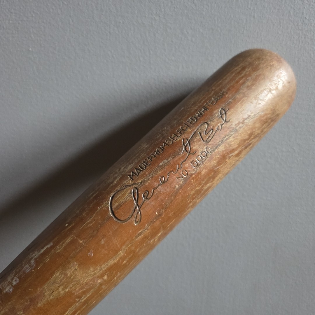 1950s General Sports Co Ltd. Tokyo Japan Vintage Wood Baseball General Bat 5000