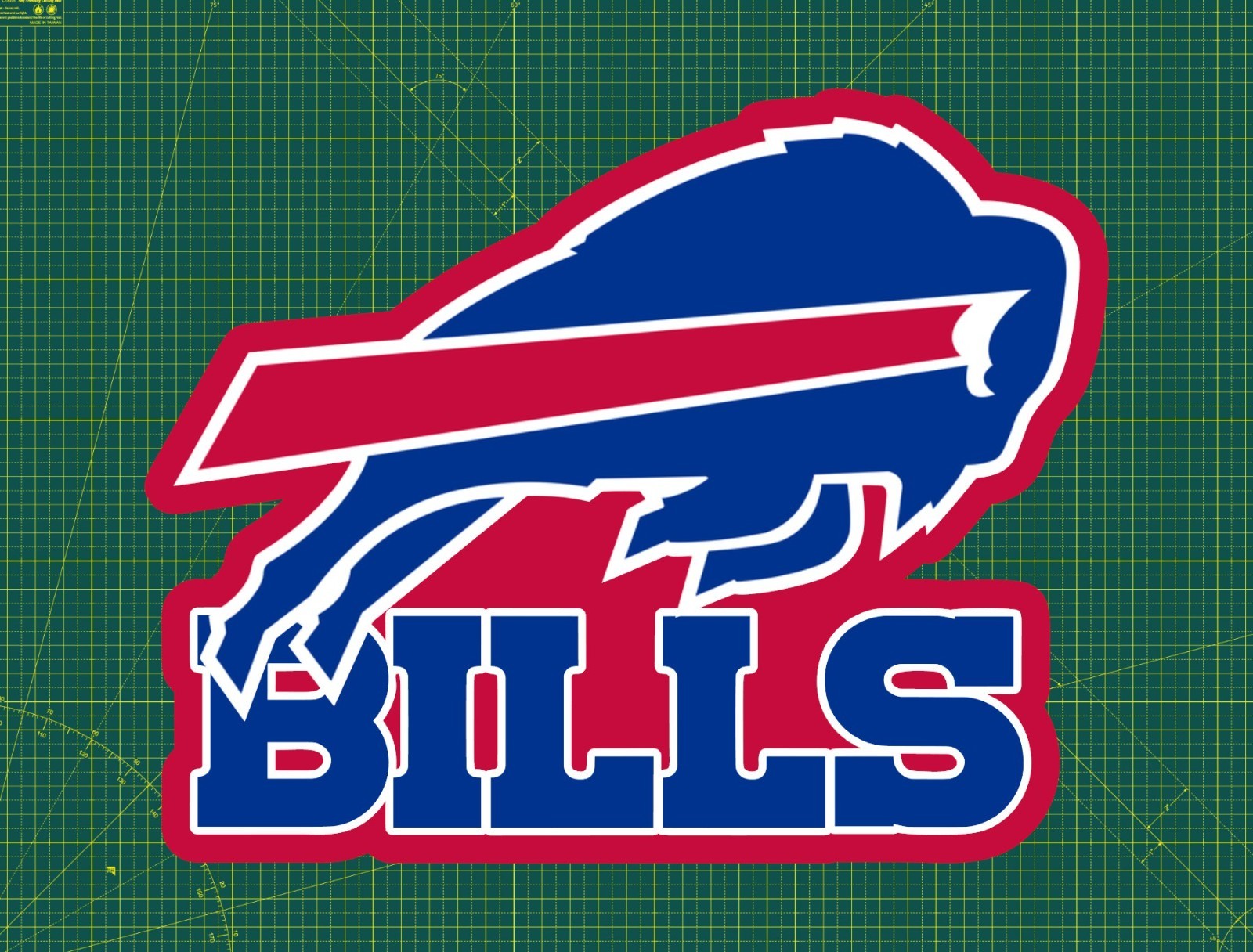 Buffalo Bills Water Proof UV Safe Glossy Vinyl Decal / Sticker Multiple Sizes