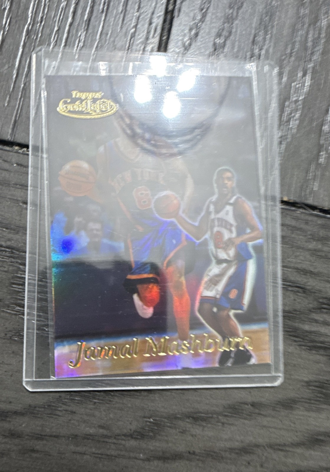 1999-00 Topps Gold Label Class 1 ERROR CARD Jamal Mashburn Latrell Sprewell 1/1