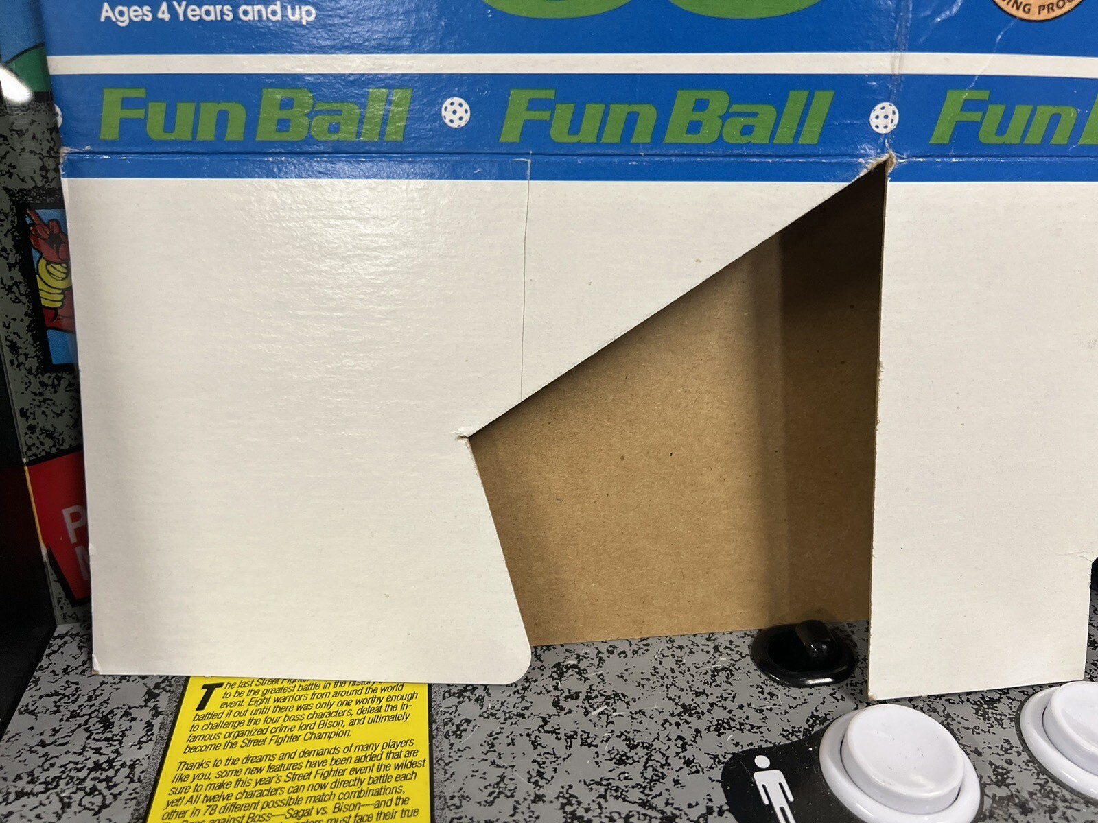 1983 George Brett Fun Ball Retail Box Display + Bat & Ball Set Cardboard Tag