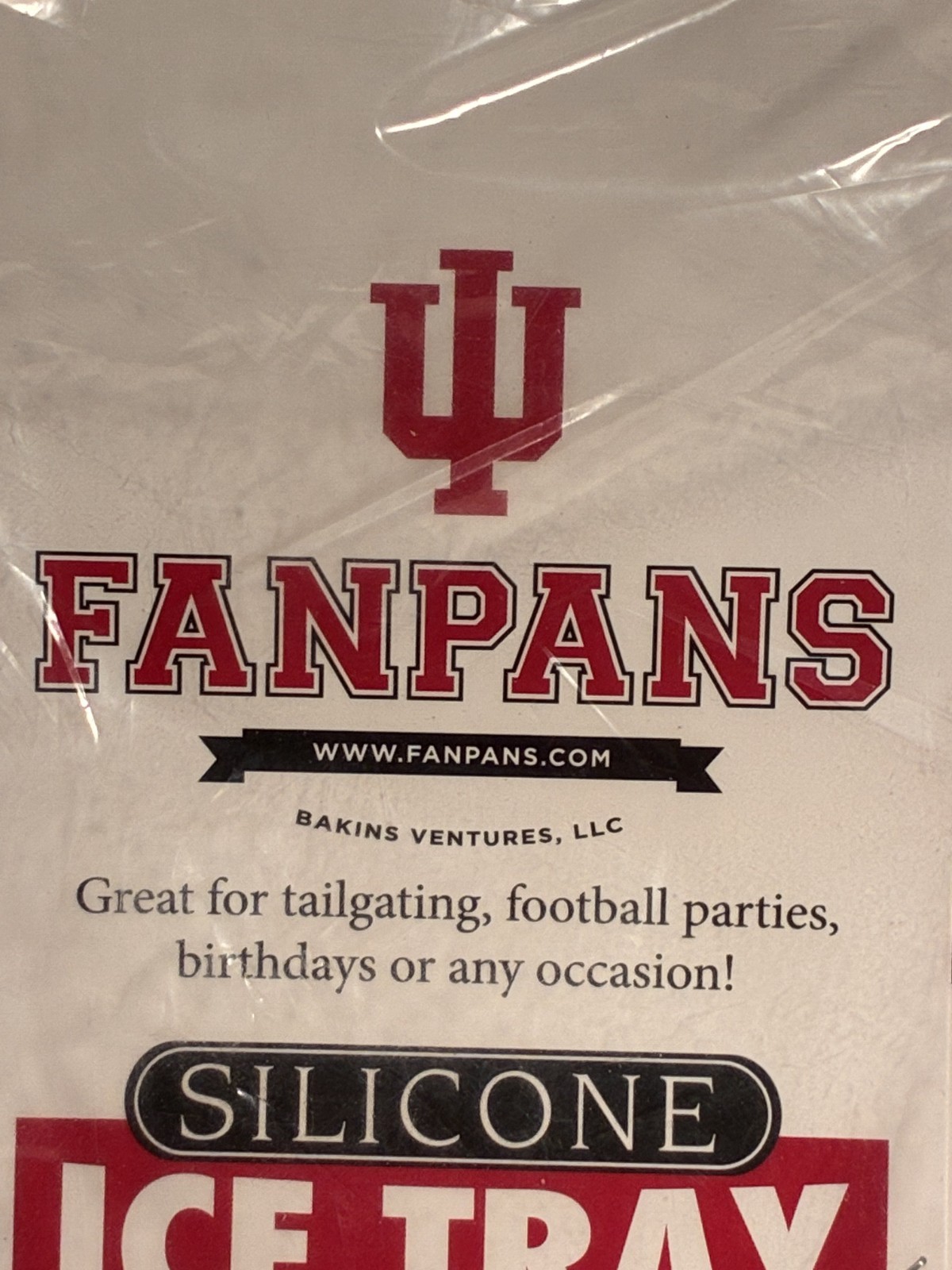 Indiana University IU Silicone ice Cube Trays Set of 2 Brand New With Tags.