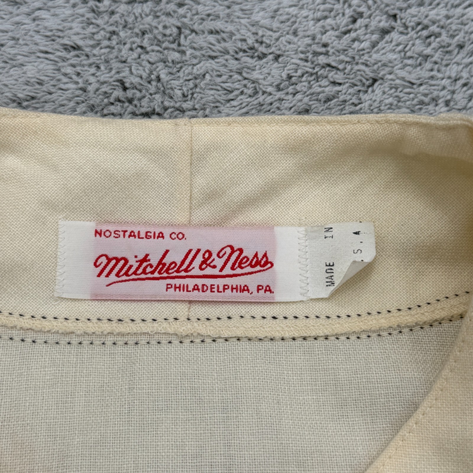 Milwaukee Braves Jersey Men XL Baseball Wool Warren Spahn 21 USA Mitchell & Ness