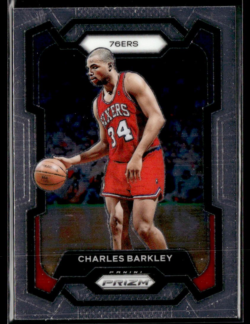 2023-24 Panini Prizm #180 Charles Barkley Prizms Silver Basketball Card 3603O