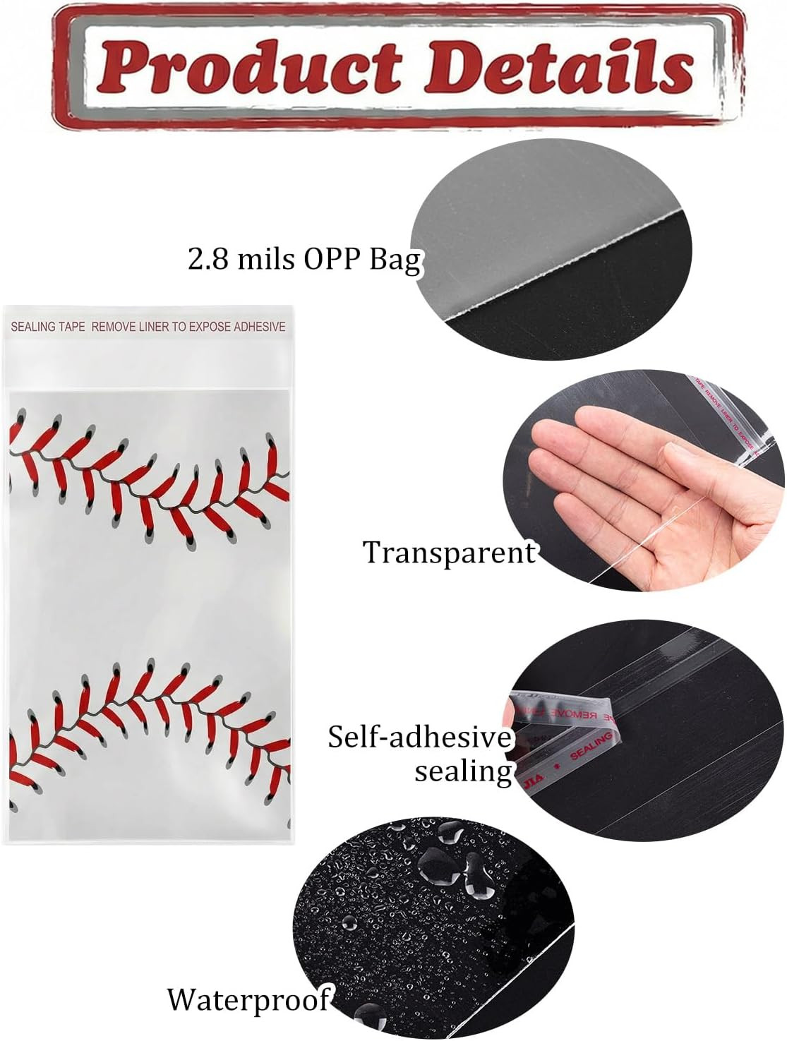 400 Pcs Graded Card Sleeves Resealable Bags for Trading Cards Slab Baseball Spor