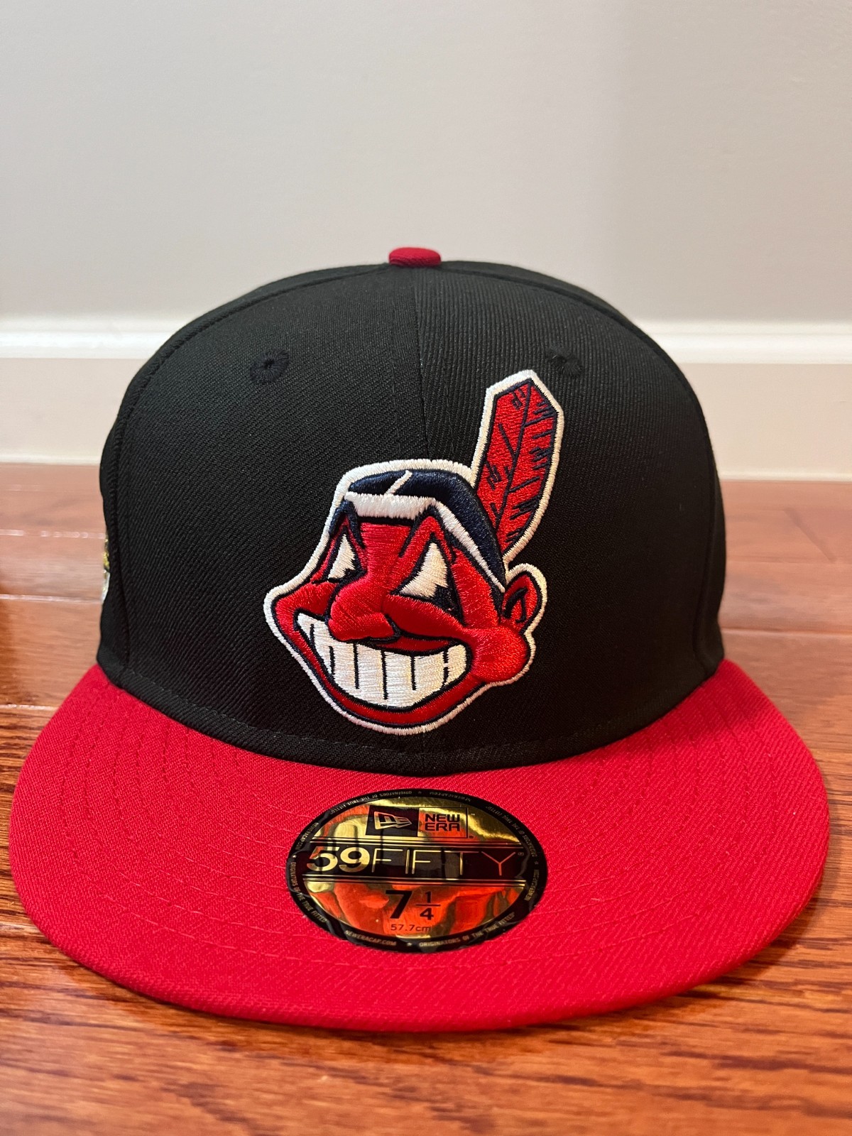 Cleveland Indians 90’s Wahoo 1995 World Series New Era 59FIFTY Fitted Black/Red
