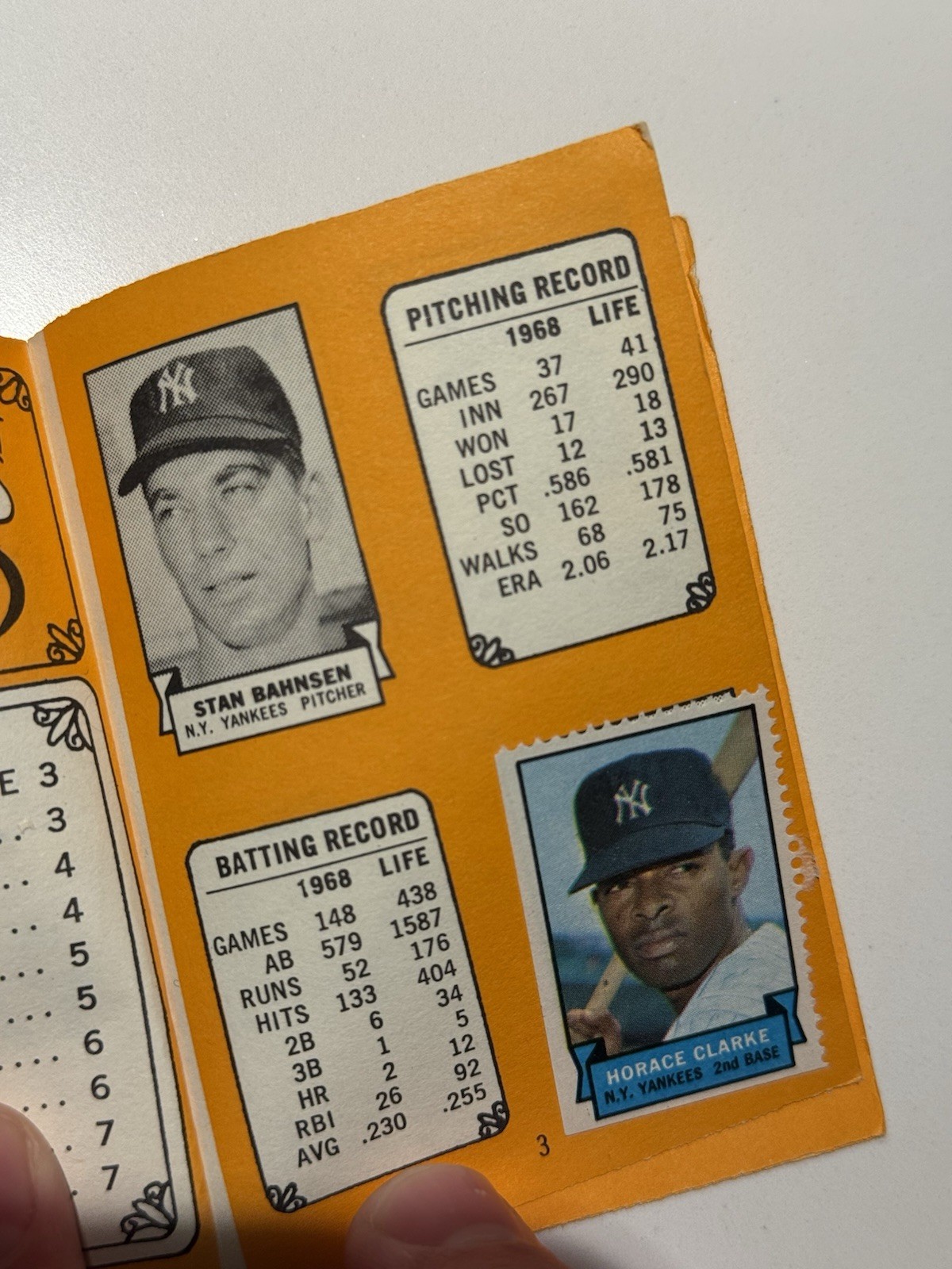 1969 Tops Stamp Book Yankees Mantle ✅ Very Good Condition Baseball Albums